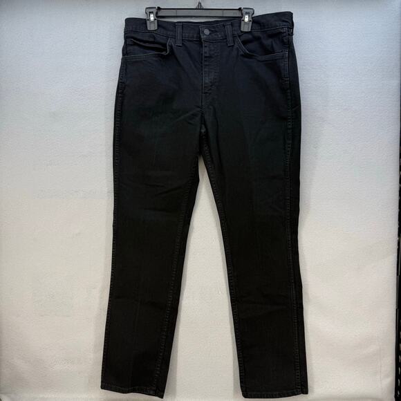 Levi's Other - Levi's 511 Jeans Men's 36x32 Black Black Tag Straight Leg Classic Normcore